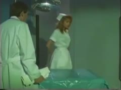 Sexy doctor seduced new hot nurse and screwed her taut fur pie 